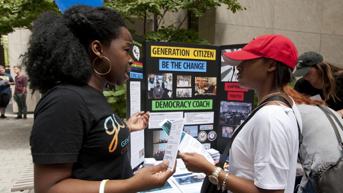Student interested in becoming part of an advocacy club.
