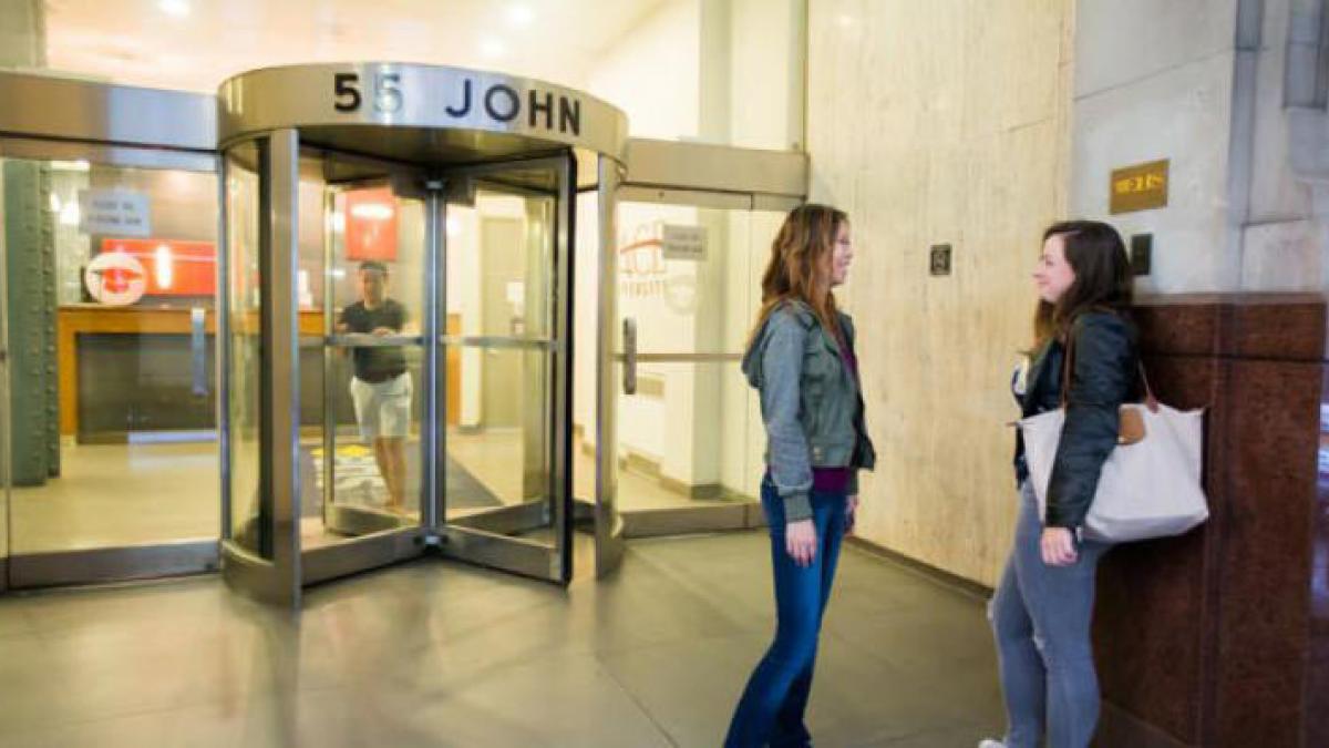 John Street residence halls at Pace University in NYC.