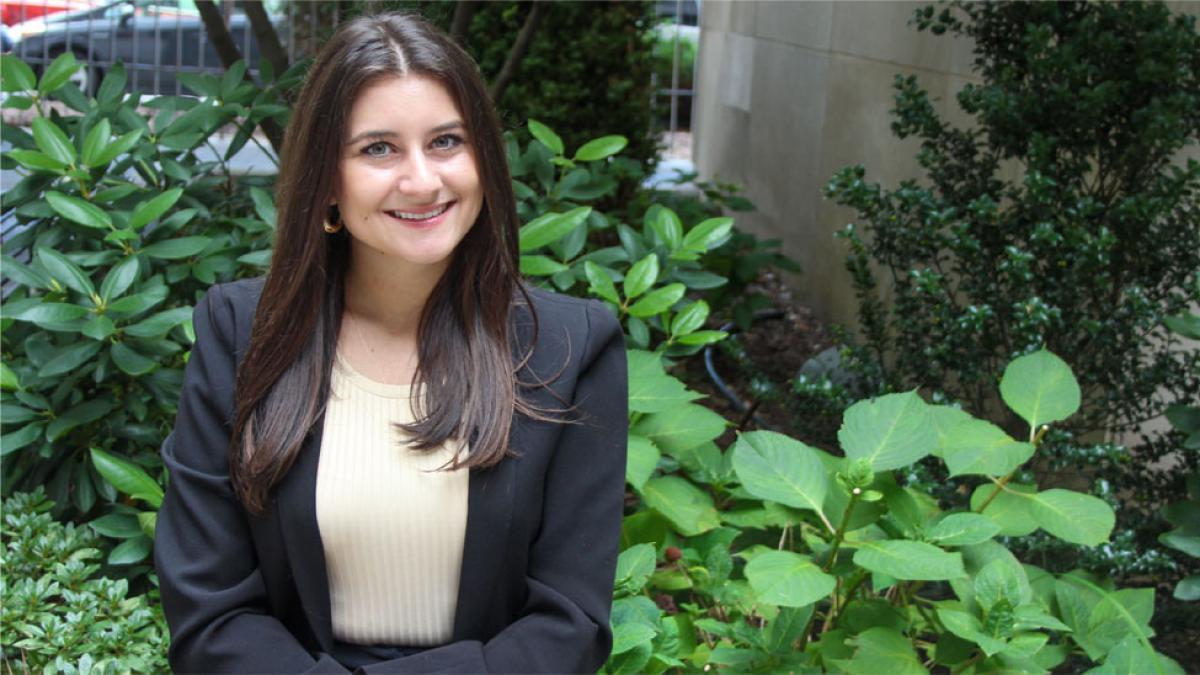Lubin alumna Olena Hauser '20