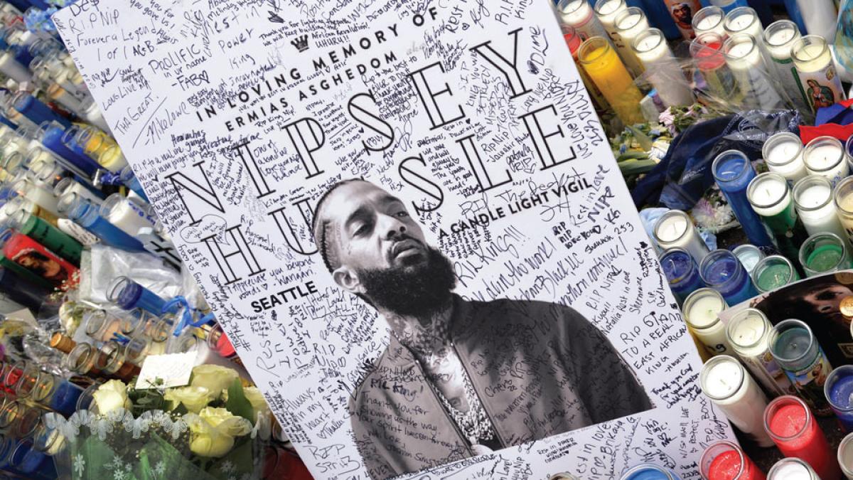 memorial for nipsey hussle