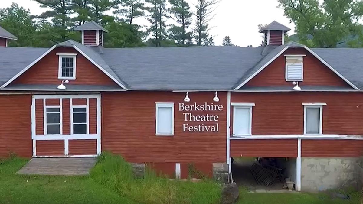 older building with a sign that says Berkshire Theatre Festival