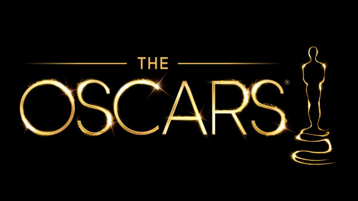 black background the oscars logo