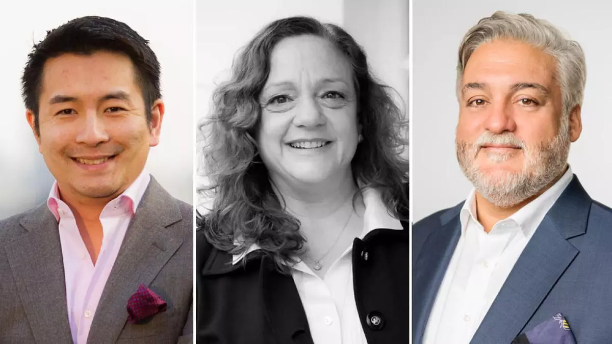 Elisabeth Haub School of Law Sustainable Business Law Hub Advisory Board members Edward M. Ip, Donna Lanzetta, and Darryl Carbonaro