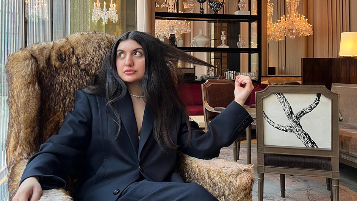 Pace University's Economics student Anastasia Khanukuv