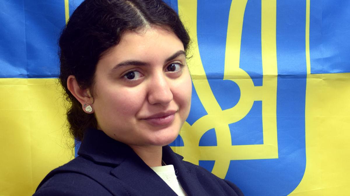 Pace University's Economics student Anastasia Khanukuv