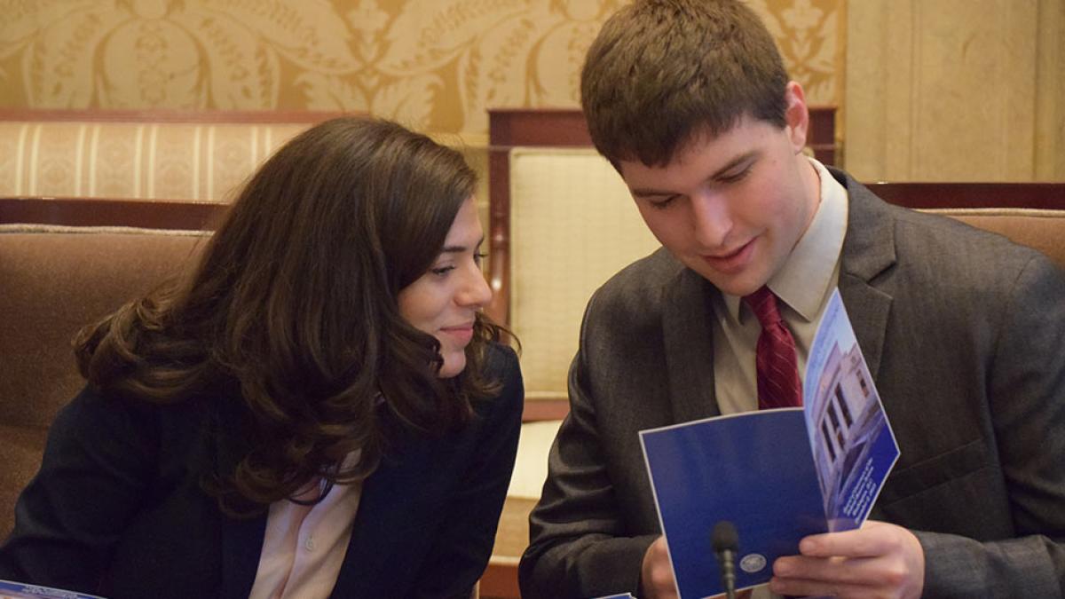 Group of Pace University economics students on the Federal Reserve Challenge Team