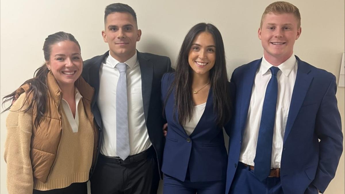 Elisabeth Haub School of Law at Pace University student competitors for National Trial League Competition