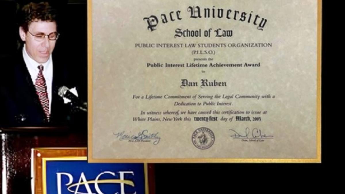 Elisabeth Haub School of Law at Pace University alumnus Dan Ruben