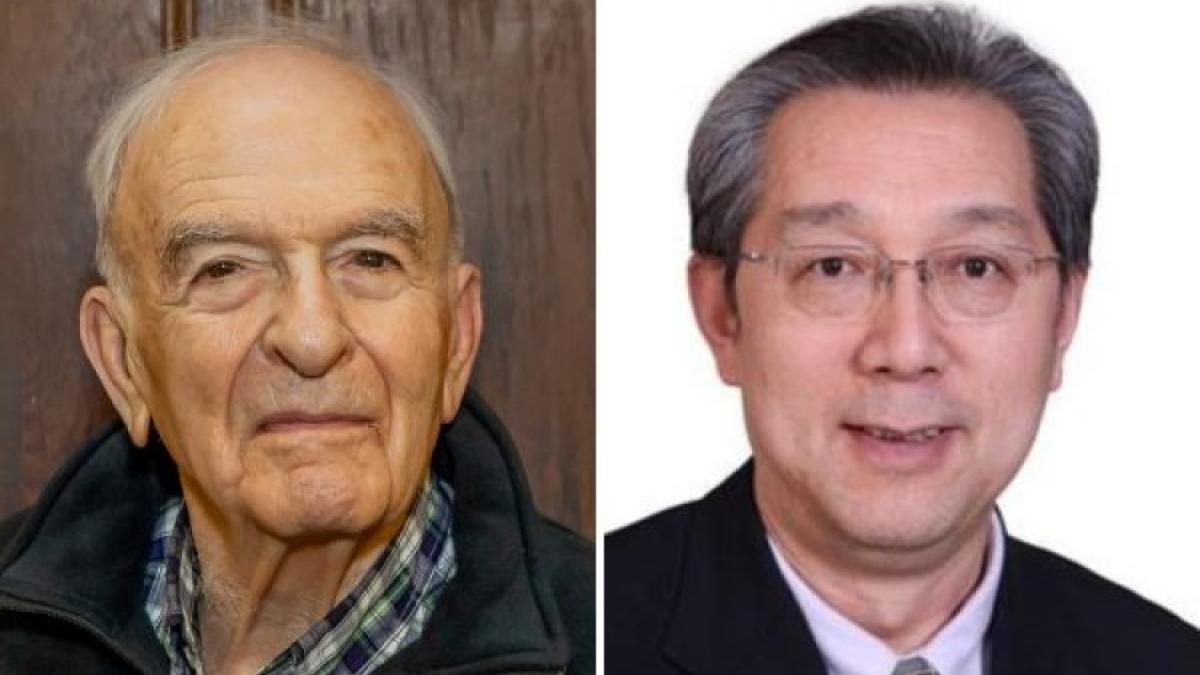 Dean Emeritus Richard Ottinger, of the Elisabeth Haub School of Law at Pace University, and Professor Wang Xi, of Kunming University of Science and Technology in China