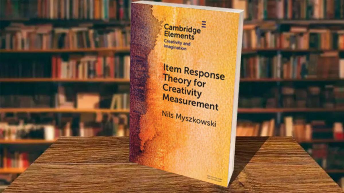 Book cover of Item Response Theory for Creativity Measurement by Pace University's Psychology professor, Nils Myszkowski, PhD