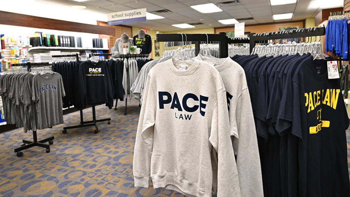bookstore at Elisabeth Haub School of Law at Pace University, White Plains