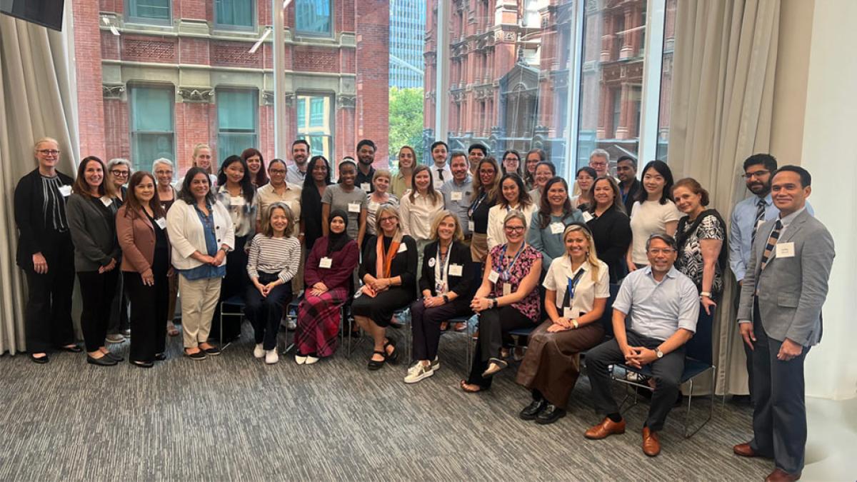 Pace University College of Health Professions Nursing Advocacy Education Day 2024 group photo