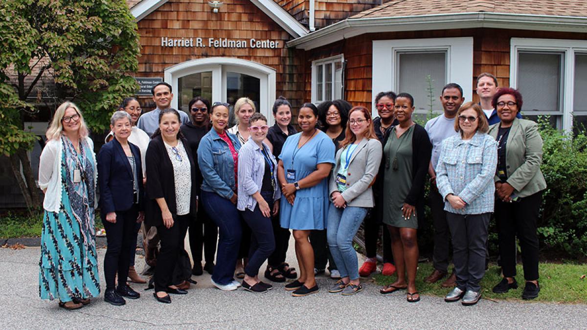 Pace University College of Health Professions diverse group of incoming PhD in Nursing students.