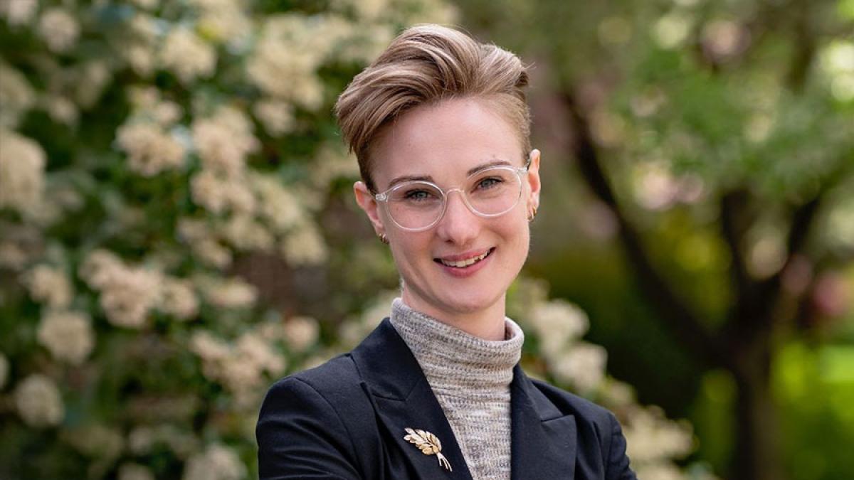 Johanna DeLeyer-Tiarks, PhD, professor at the Dyson College of Arts and Sciences, Pace University