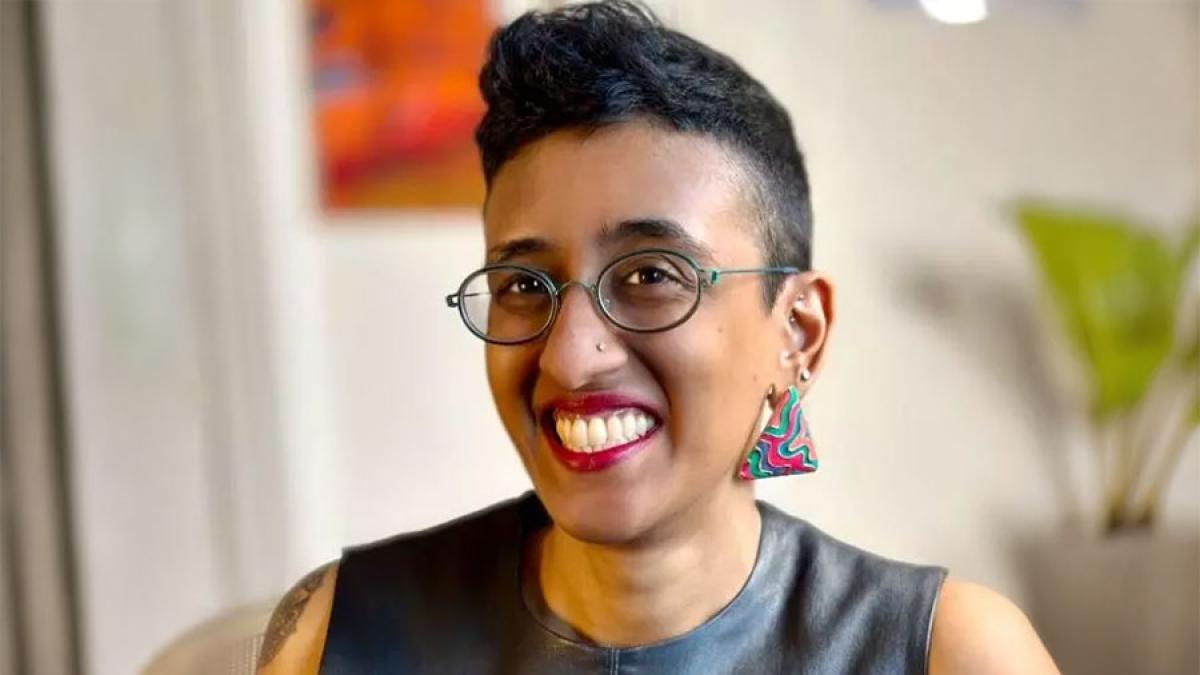 Vyshali Manivannan, professor at Pace University's Dyson College of Arts and Sciences.