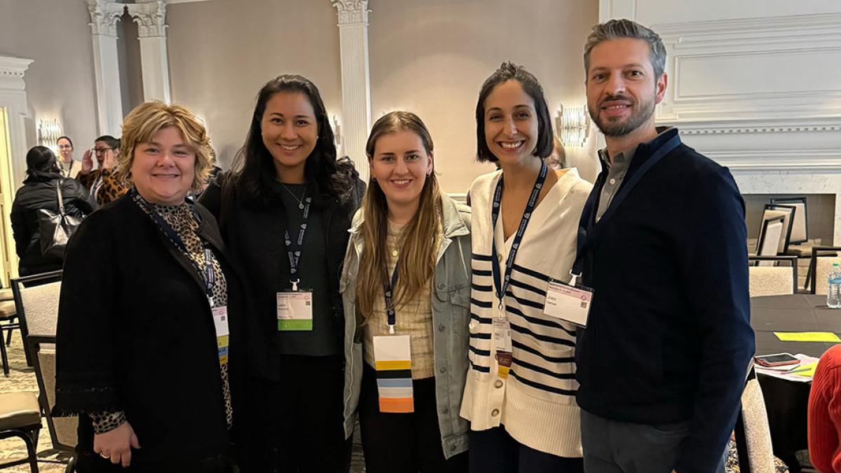 college of health professions occupational therapy faculty at new york state occupational therapy association conference.