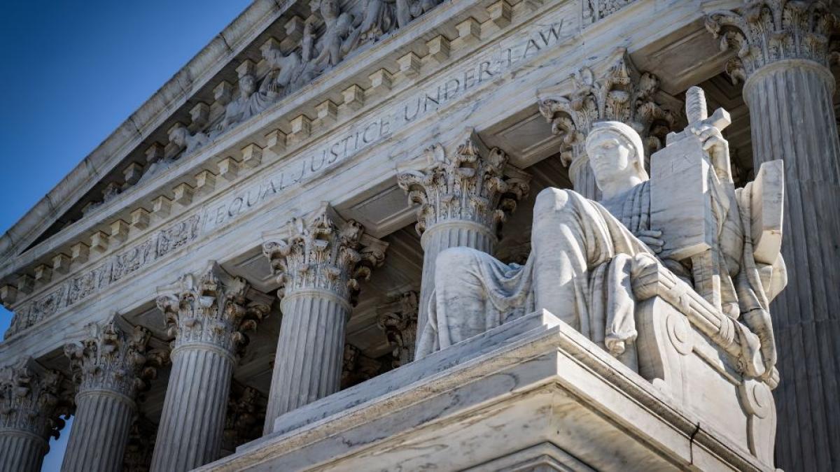 Supreme Court Building in Washington DC