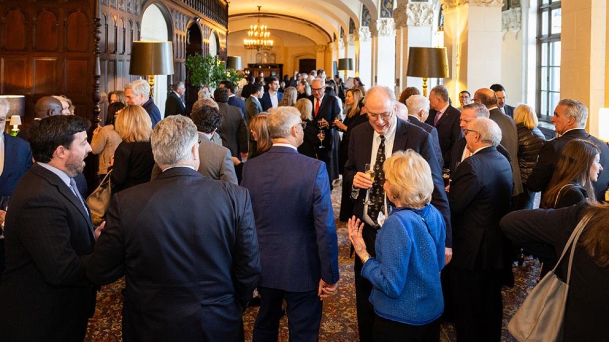 Group of Pace University Law Alumni at the Law Leadership Dinner.