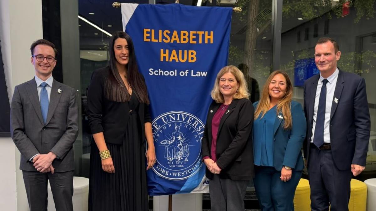 Elisabeth Haub School of Law at Pace University panelists for Greener Arbitration Conference