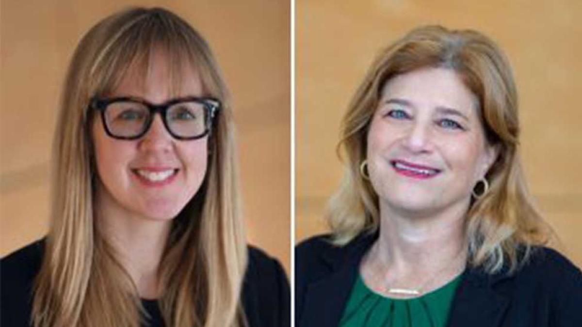 Elisabeth Haub School of Law Adjunct Professor Erin Gleason and Vice Dean JIll Gross