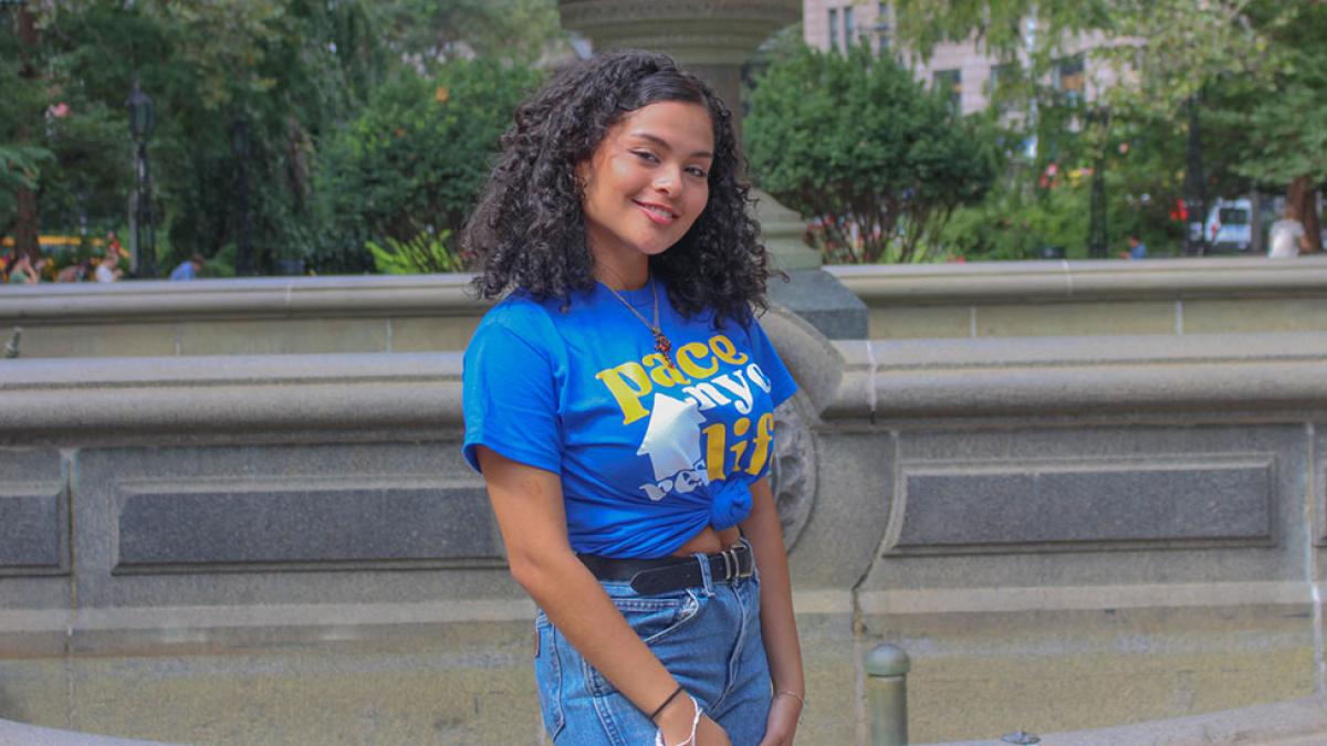 Pace University alumni Jasmin Cintron Solo.