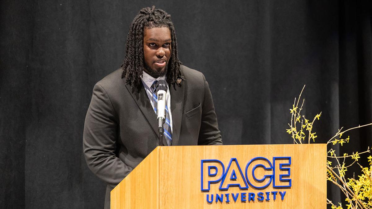 Pace University alumni Sachin Archer.