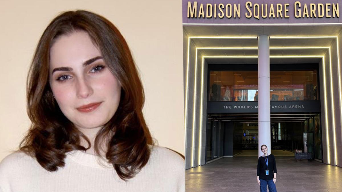 Pace University Art and Communications and Media Studies student Olivia Vella