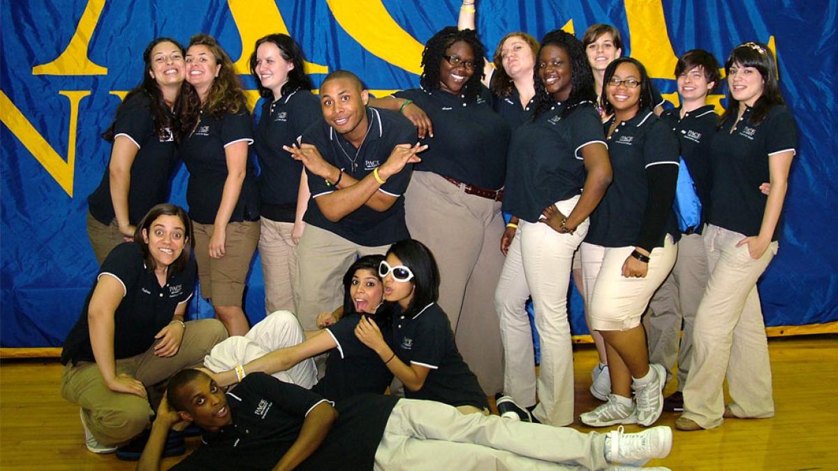 Orientation leaders in 2008 Group photo.