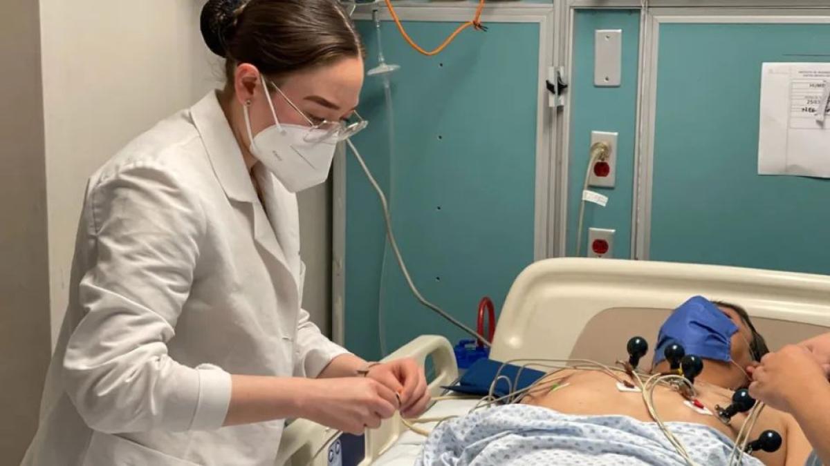 doctor checking vitals of a patient