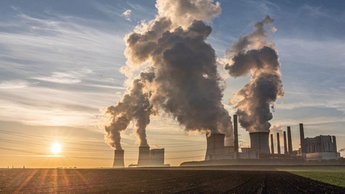 factories releasing toxic gases and causing pollution