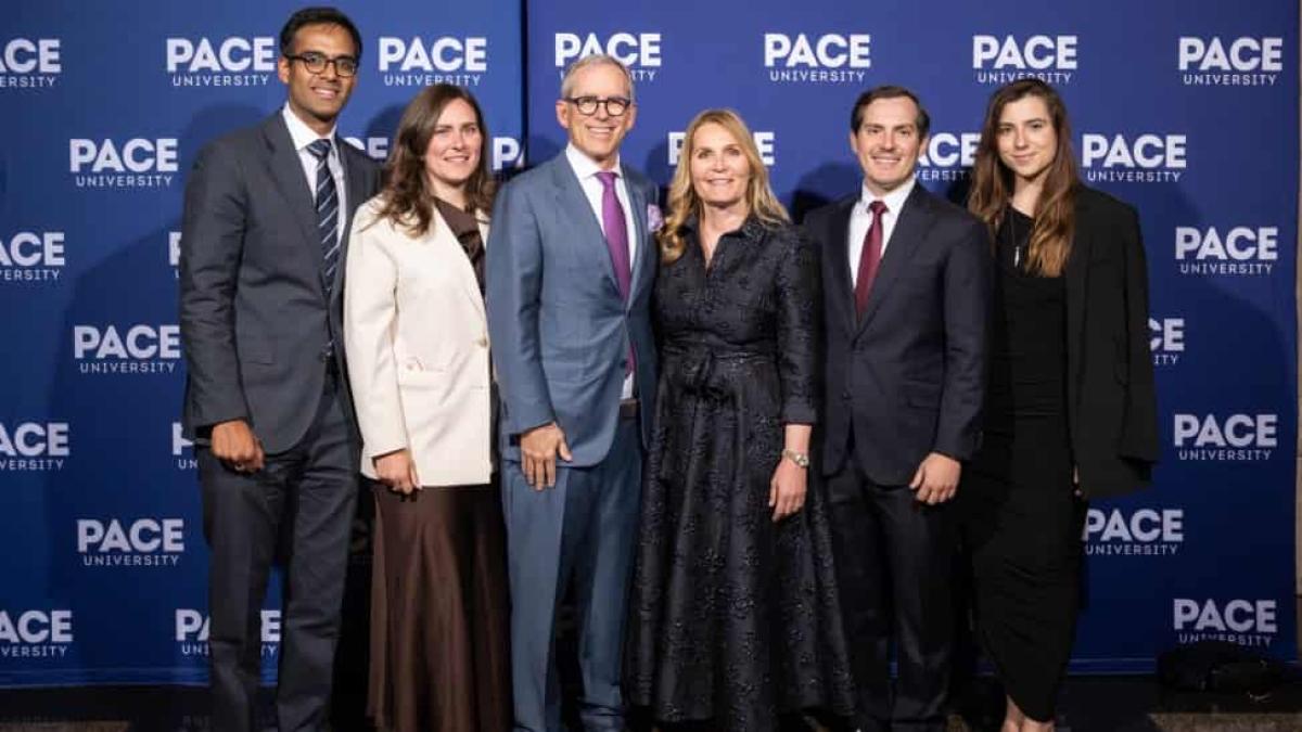 The Haub Family at the 2026 SOPA Awards at Pace University pictured together