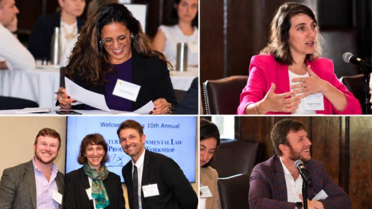 Elisabeth Haub School of Law collage of faculty, staff, and speaking engagements