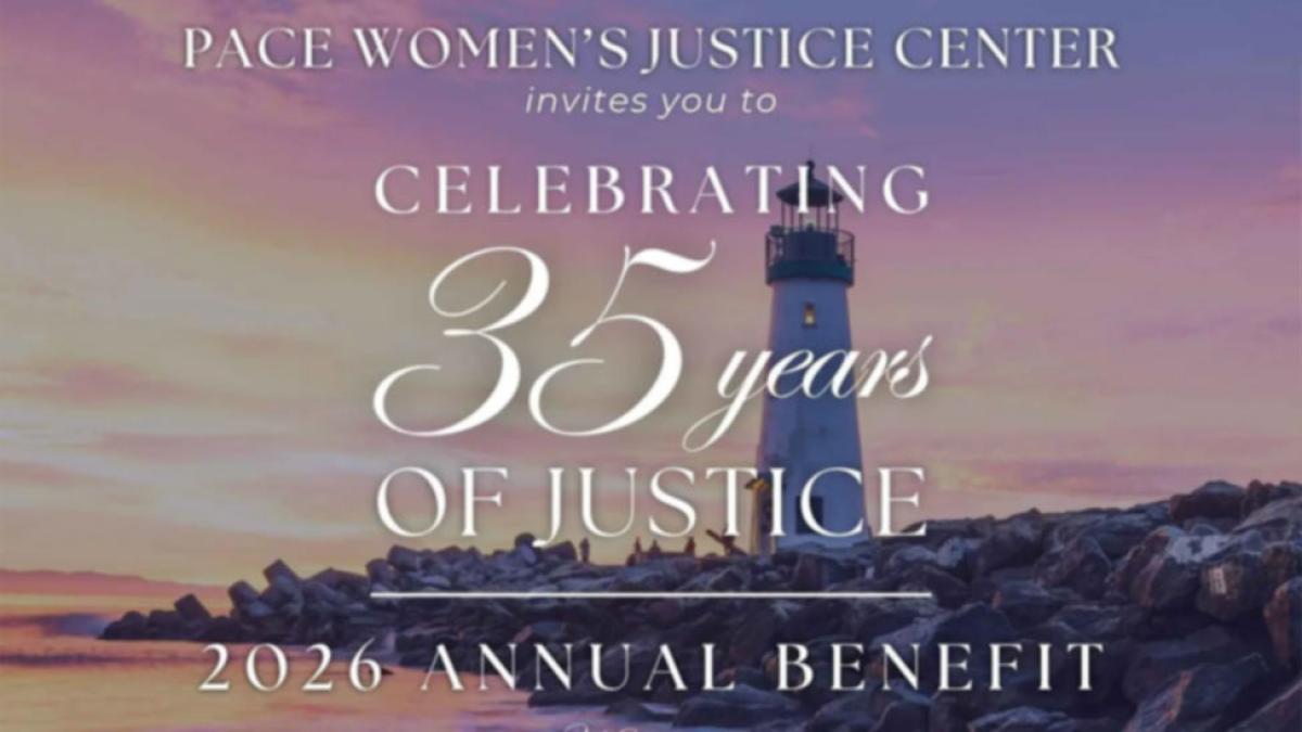 Pace women's justice center benefit dinner 2026 celebrating 35 years of justice