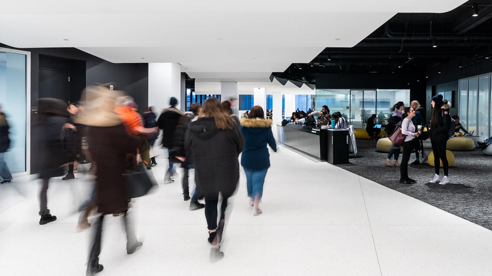 Newly renovated space at One Pace Plaza