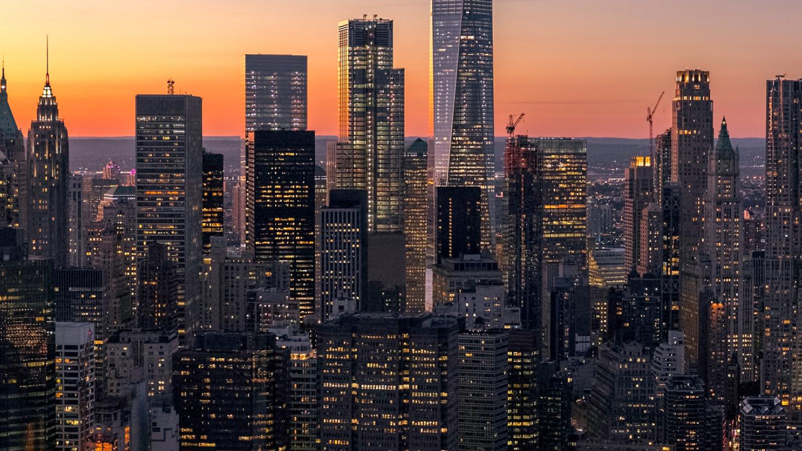Skyline of NYC.
