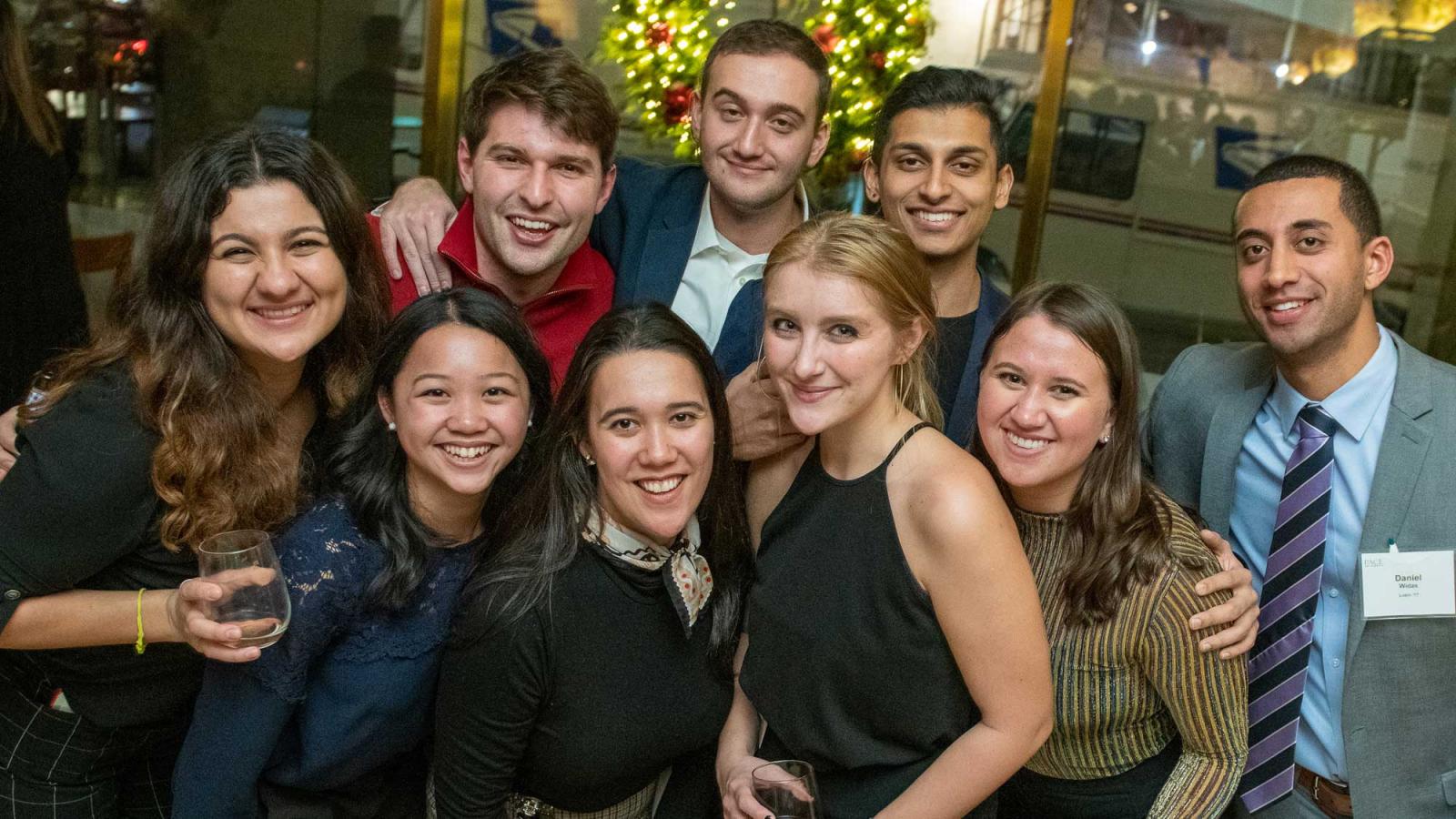 group of young peope smiling