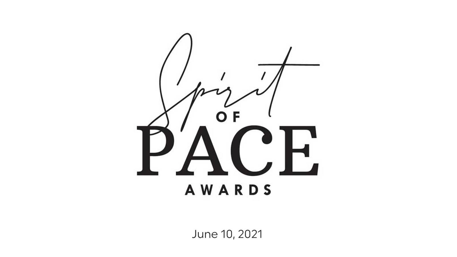 spirit of pace awards graphic