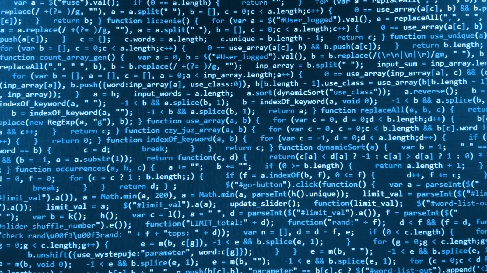 screens of code