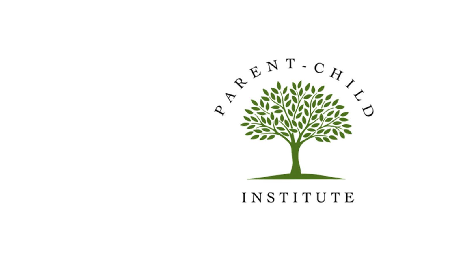 Logo of Parent-Child Institute, green tree 