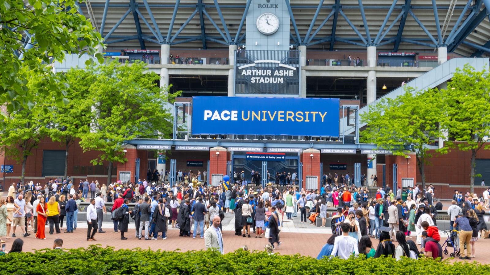 commencement at the tennis center