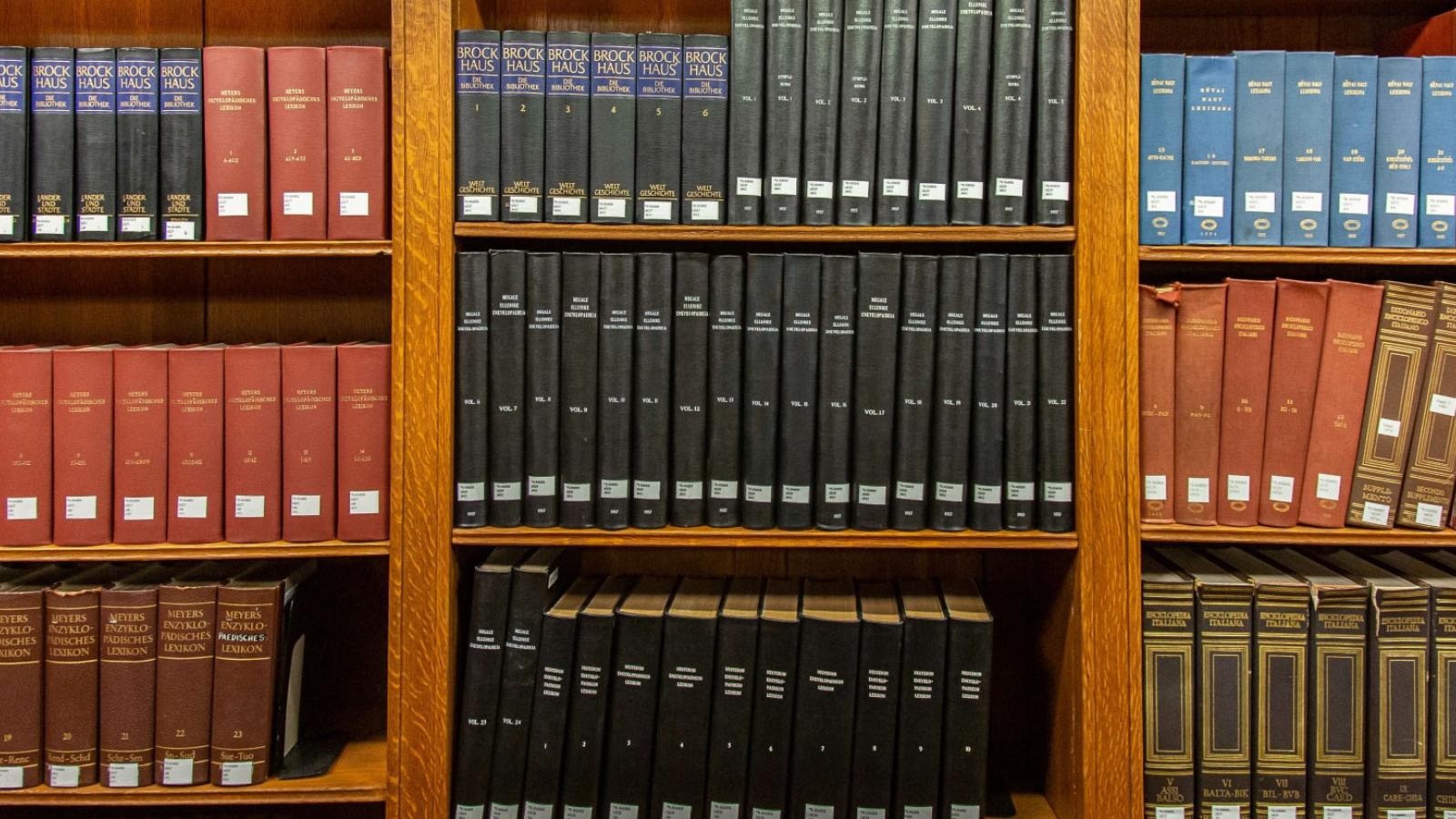 law books on a bookshelf