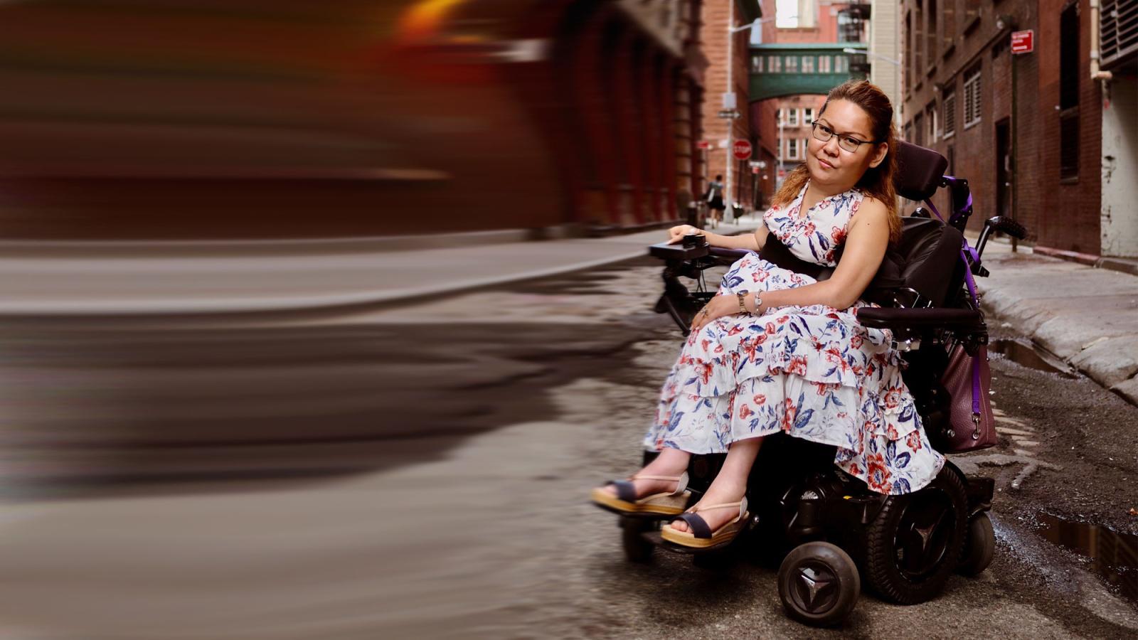 tabi haly in an alley in nyc