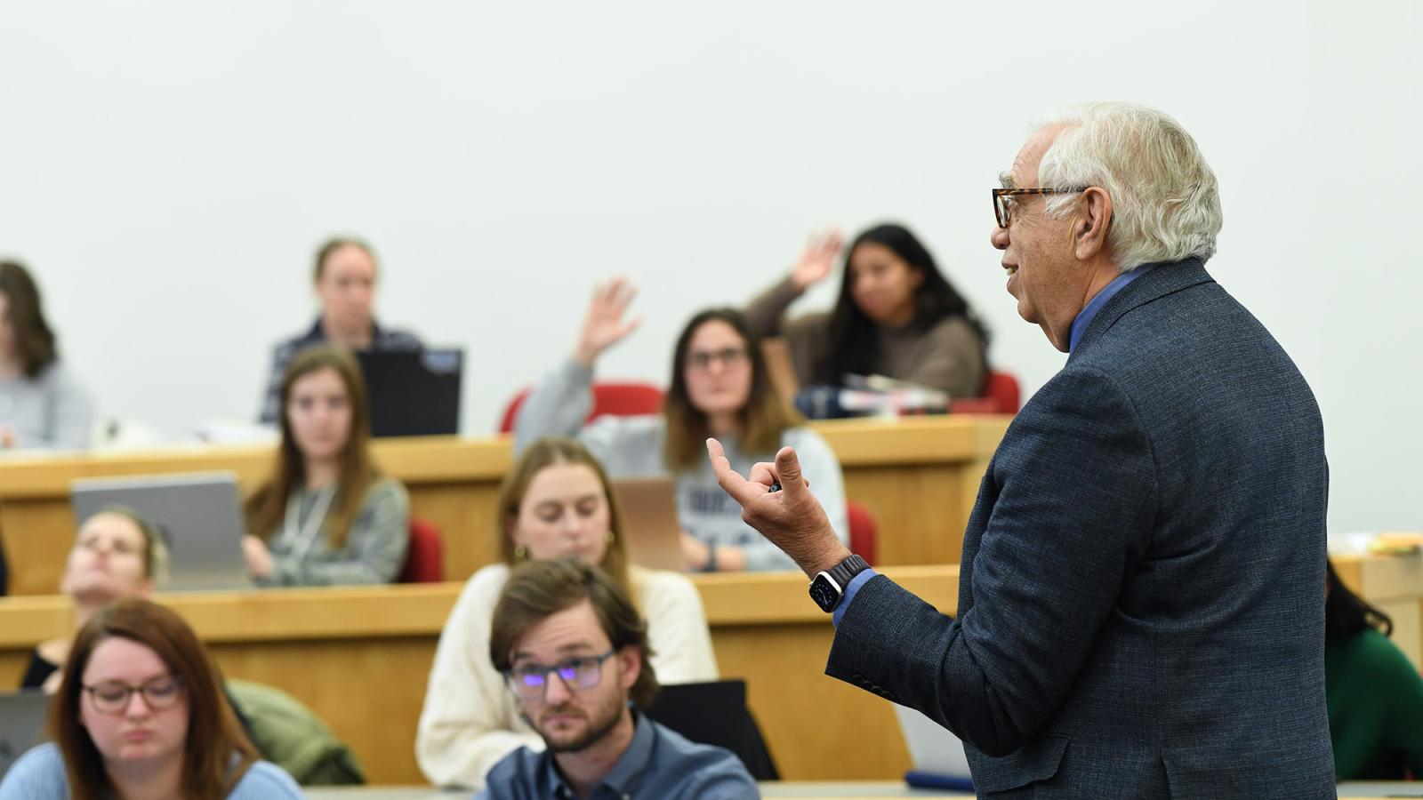 Professor teaching a class at Pace Law.