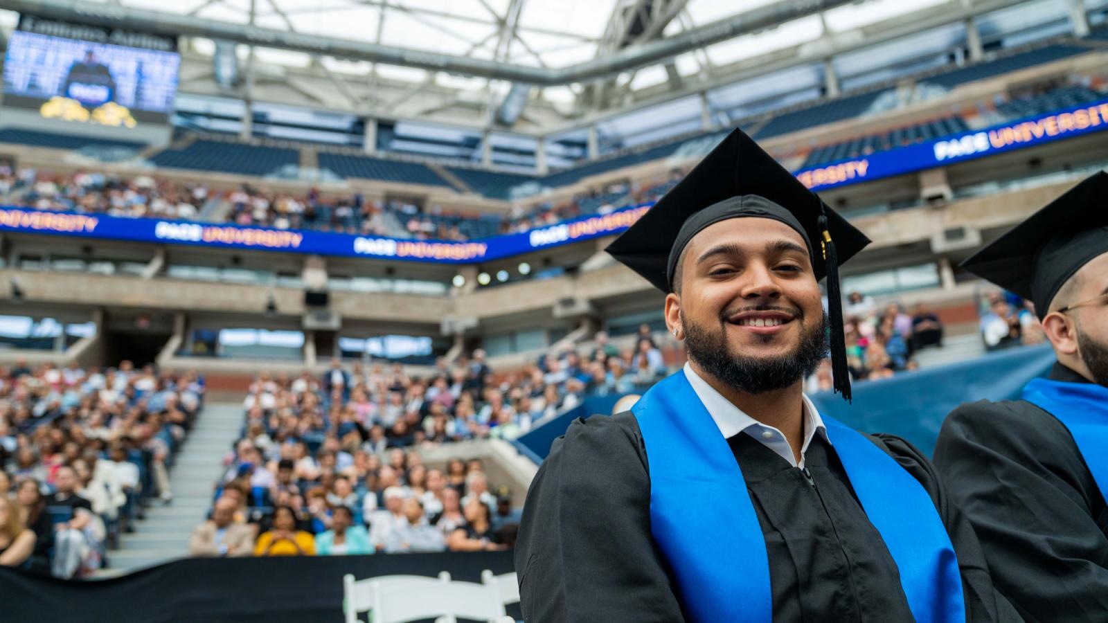 pace graduate at commencement