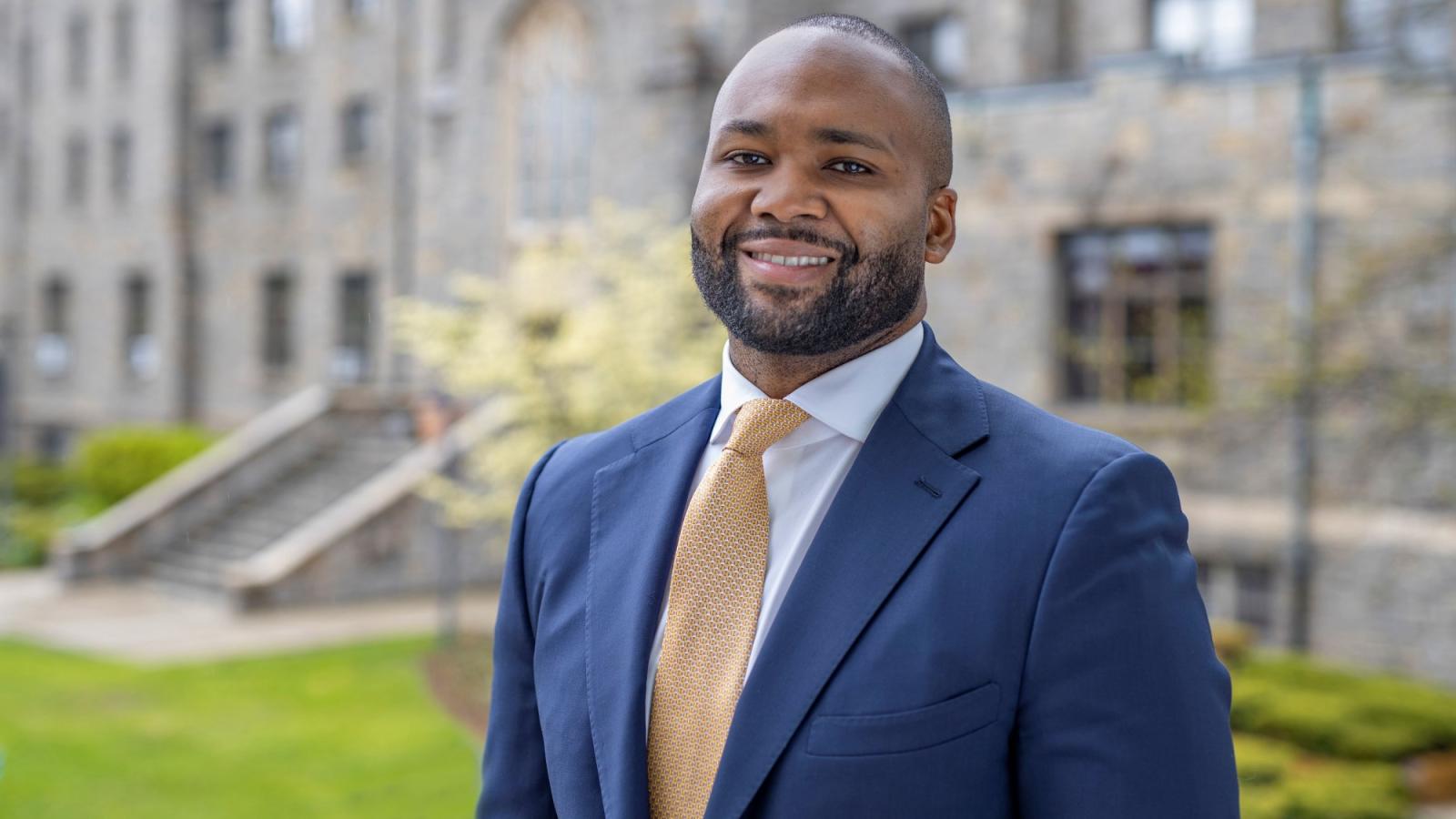 Elisabeth Haub School of Law at Pace University student Eric Brown '25