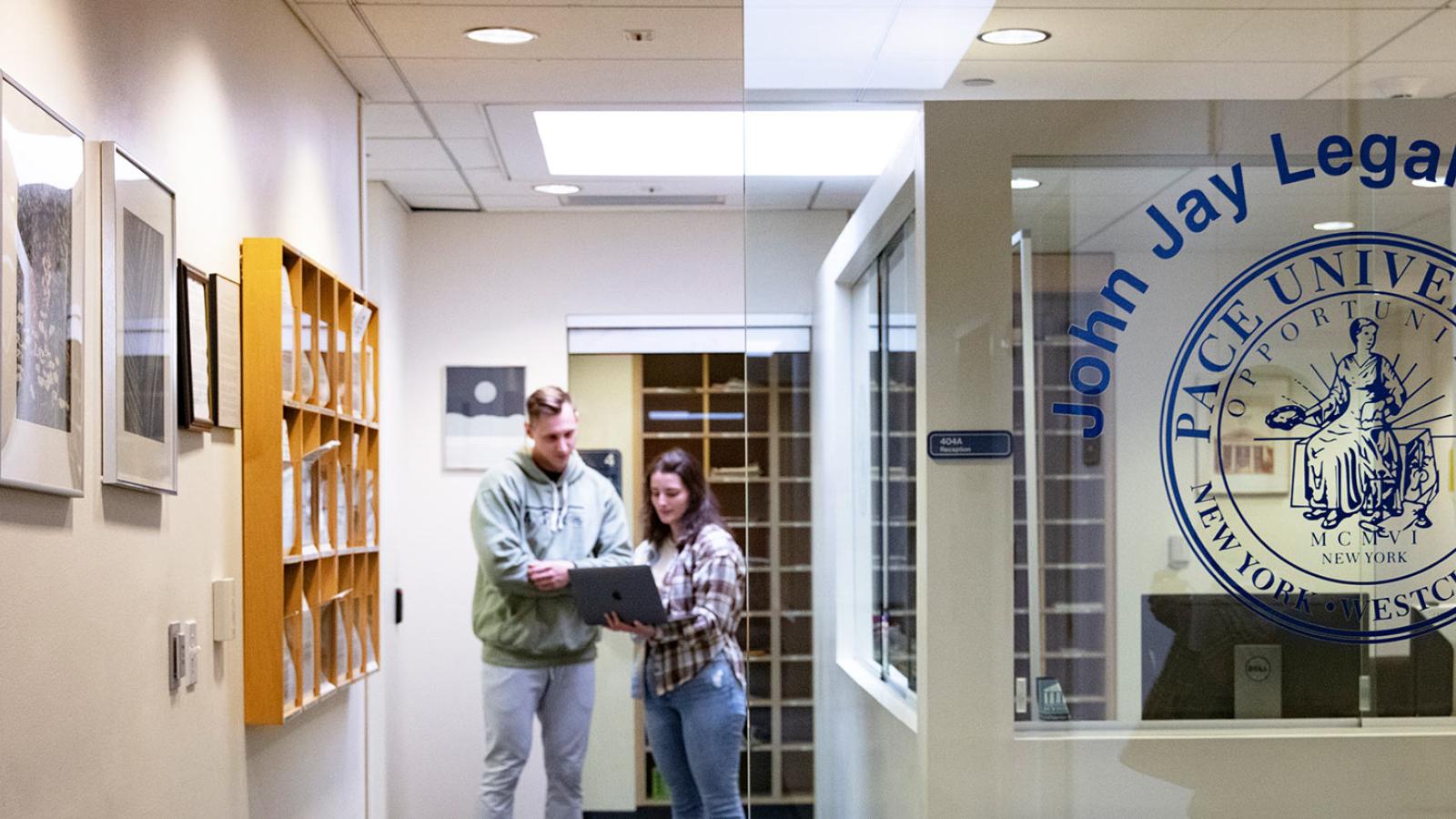 John Jay Legal Services Clinic office at Elisabeth Haub School of Law