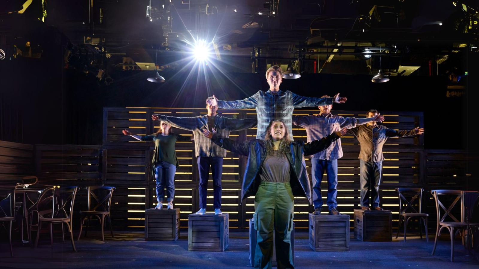 Pace University Actors Studio Drama School students performing on stage