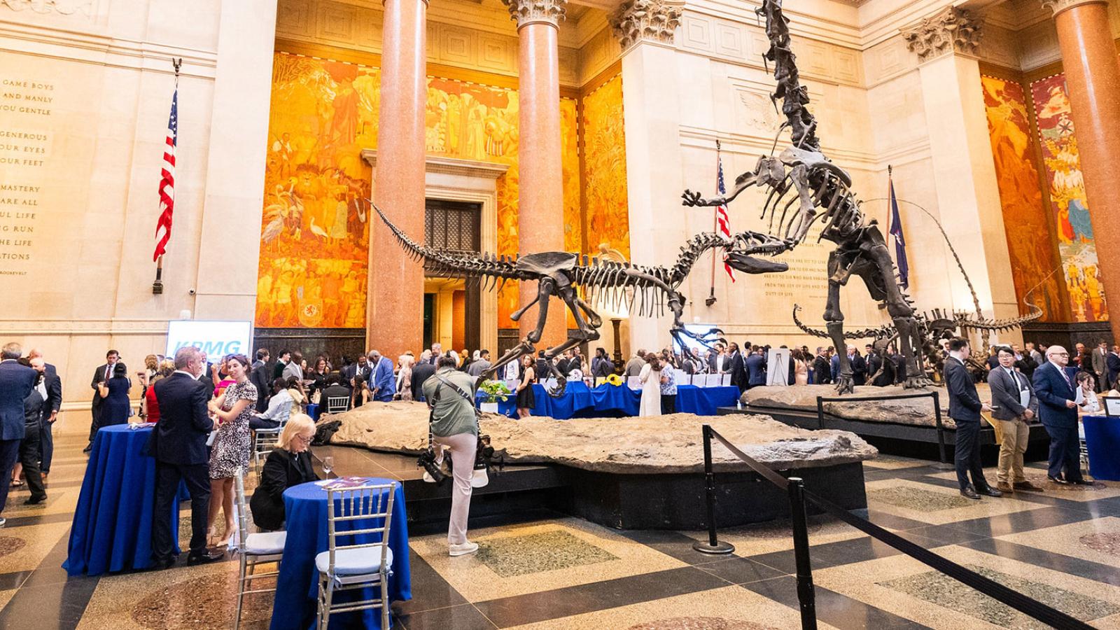 Group of Pace University Alumni at the Spirit of Pace Awards held at the American Museum of Natural History.