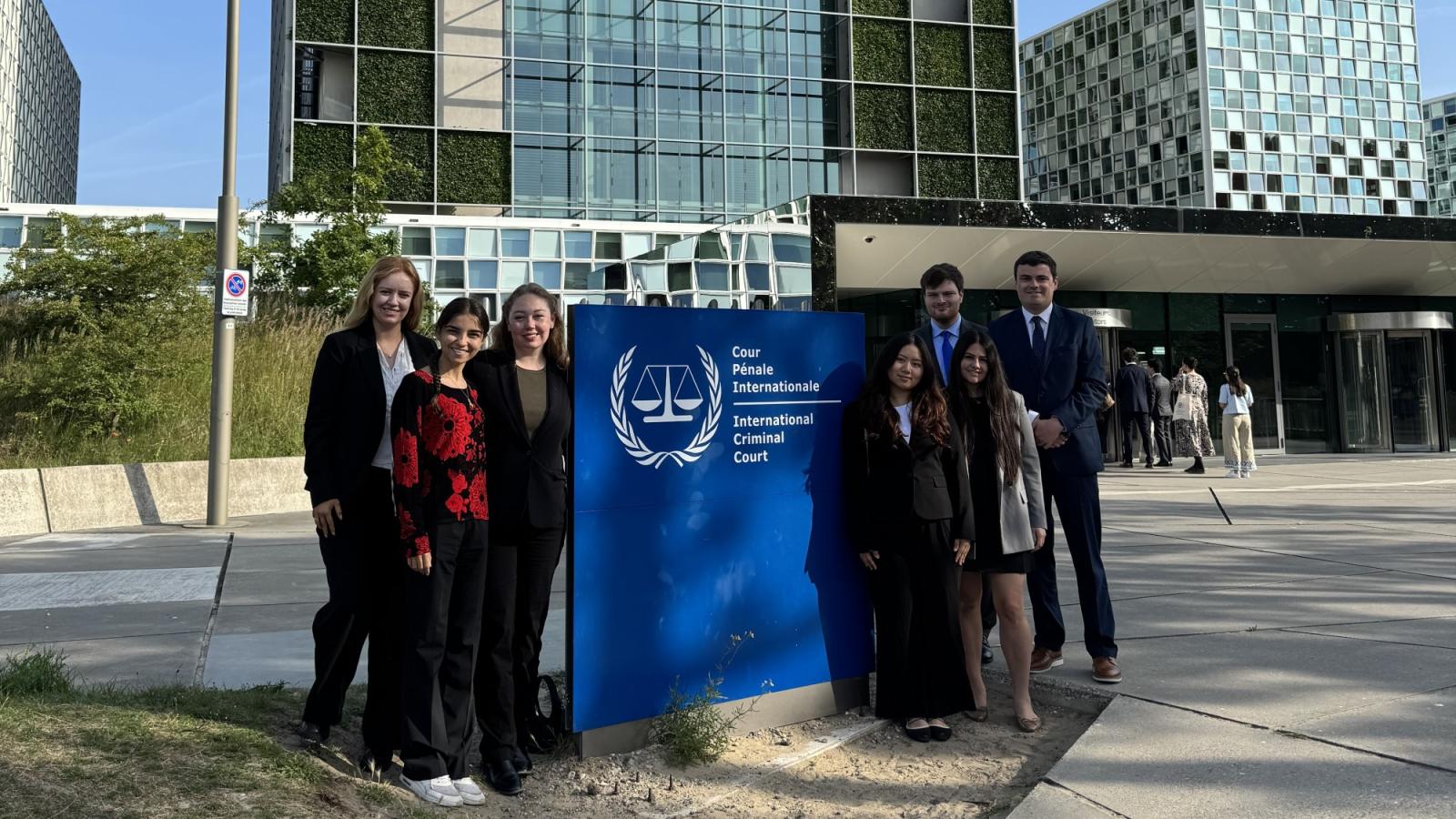 Elisabeth Haub School of Law at Pace University Trial Advocacy Team in The Hague