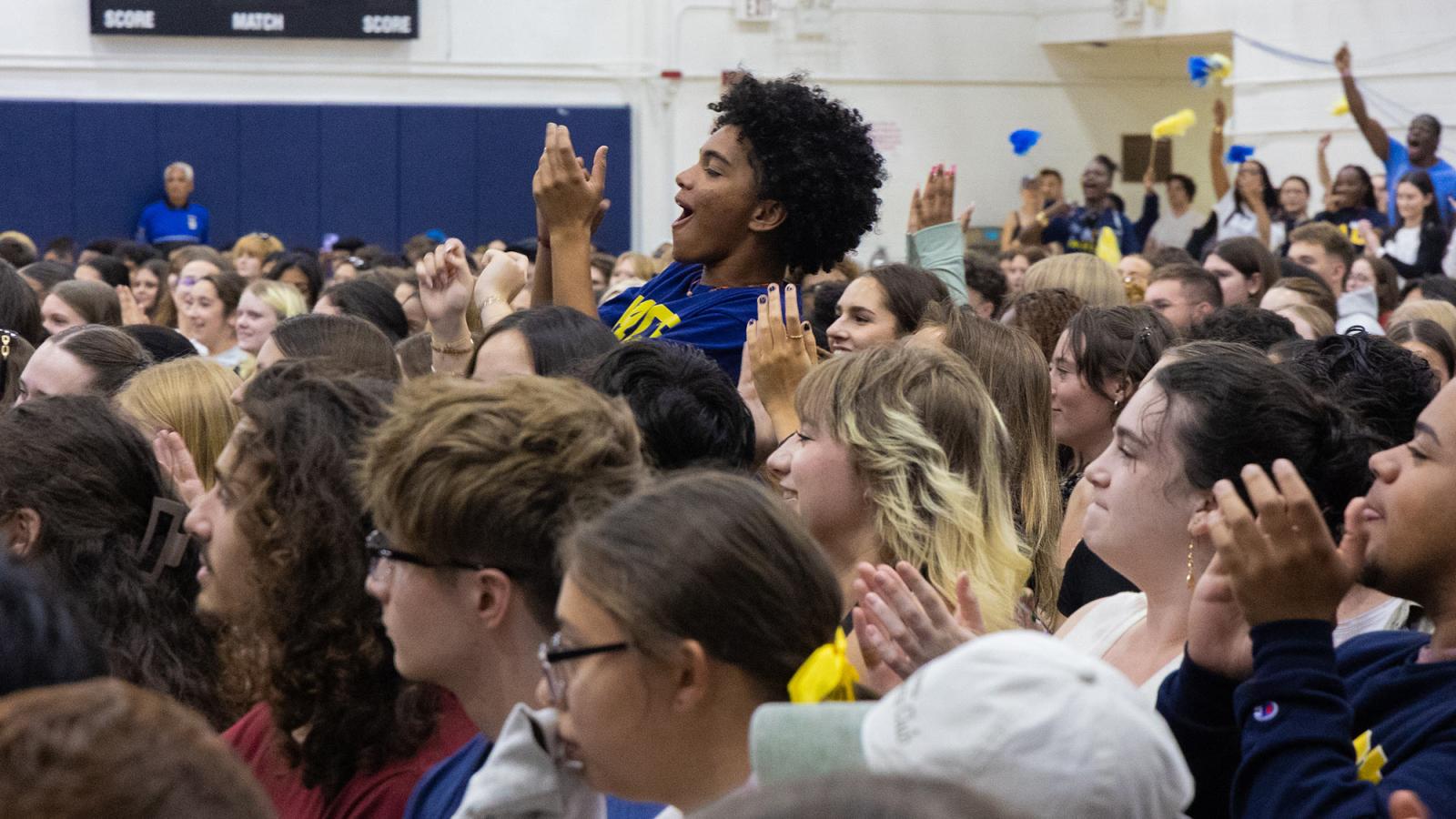 Crowd at the Pace University 2025 Convocation